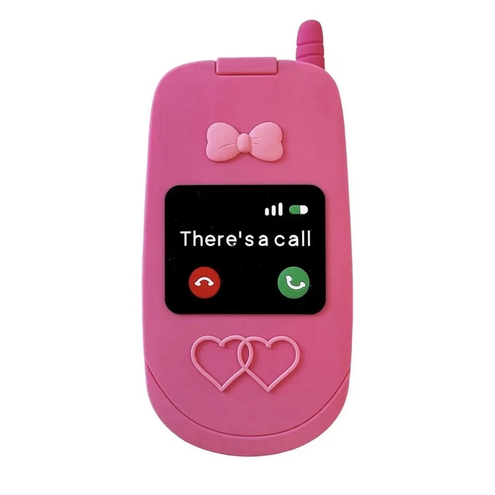 3D‎ Bow Phone Call Makeup Mirror Phone Case For iPhone 17 Pro Max